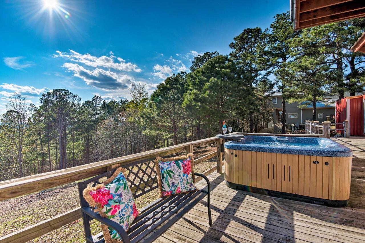 Broken Bow Mountaintop Home With Hot Tub! Exterior photo